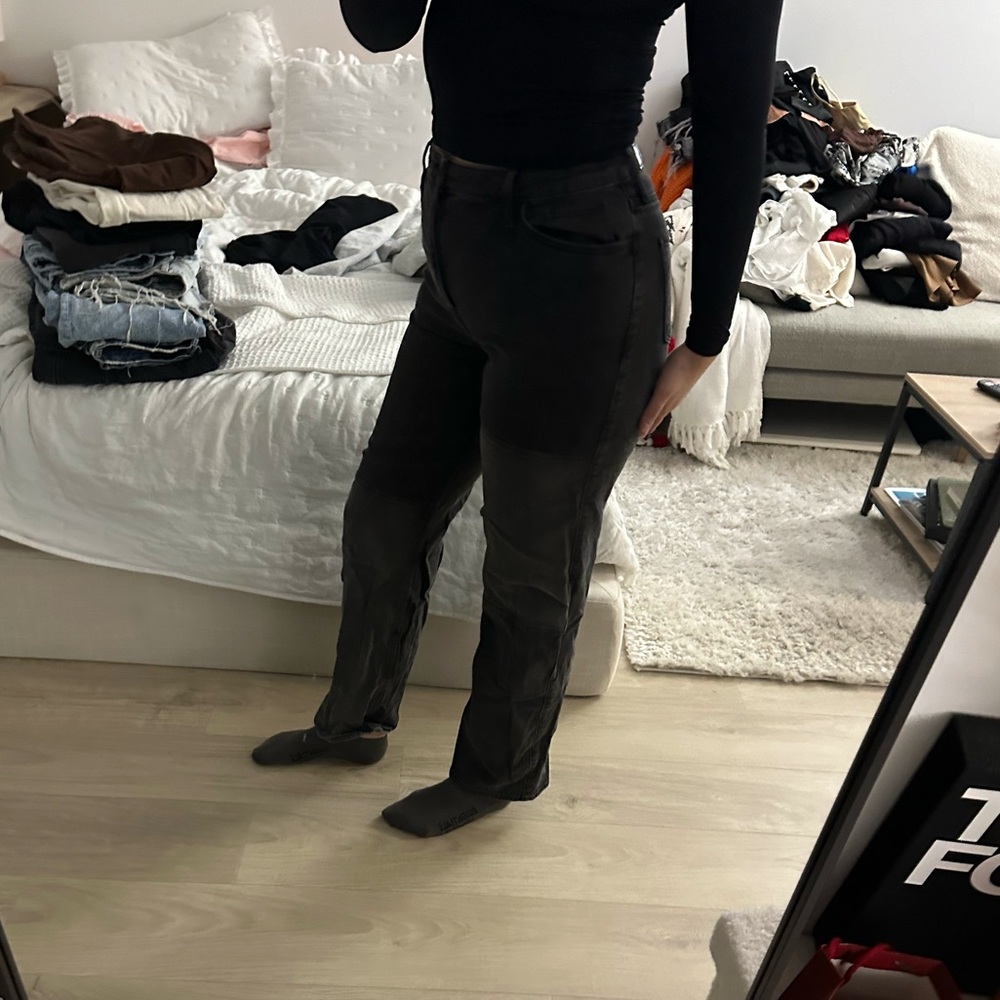 Hollister 2-tone grey/black high rise jeans